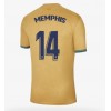 Herren Fußballbekleidung Barcelona Memphis Depay #14 Auswärtstrikot 2022-23 Kurzarm
